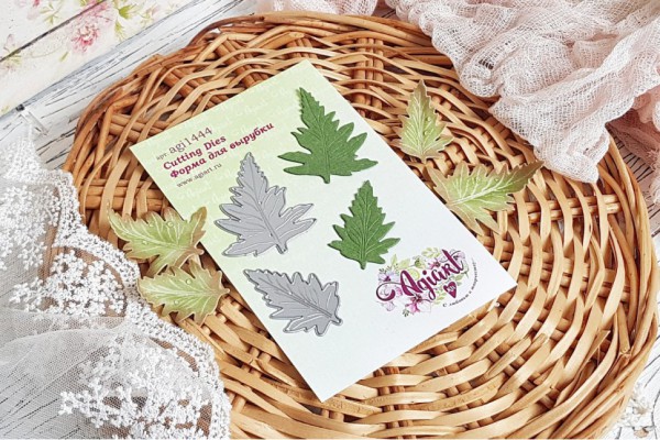 Набор ножей для вырубки "Маковые листья" (Agiart, Россия) 