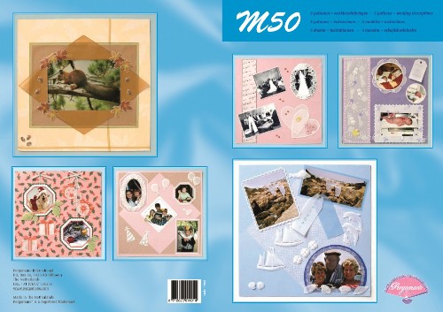 Набор схем для парчмента "Идеи для скрапбукинга" М50, описание на англ.языке