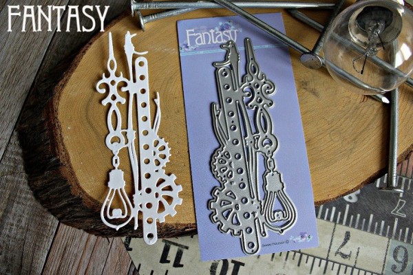 Нож для вырубки из коллекции "Стимпанк" Лампа со стрелкой (Fantasy, Россия)