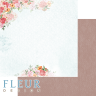 Набор бумаги 15*15 см из коллекции "Зефир", 24 листа (FLEUR design)