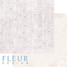Набор бумаги 15*15 см из коллекции "Зефир", 24 листа (FLEUR design)