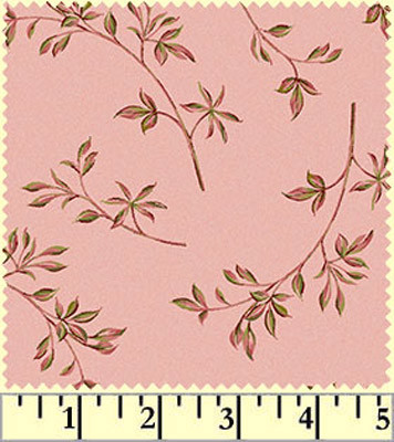 Отрез ткани для пэчворка, коллекция PEPPY "Sophia", цвет Пыльно-розовый, 50*55 см, 100% хлопок (США)