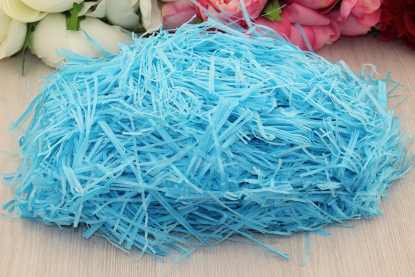 Наполнитель бумажный, цвет Голубой, 100 гр.