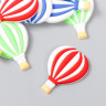 Набор декоративных элементов "Воздушный шар", цвет Красный/Зеленый/Синий, резина, 3 шт.  (АртУзор)