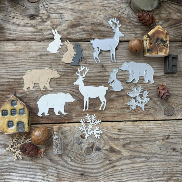 Набор ножей для вырубки "Под ёлочкой скакал" (MiMiCut, Россия)