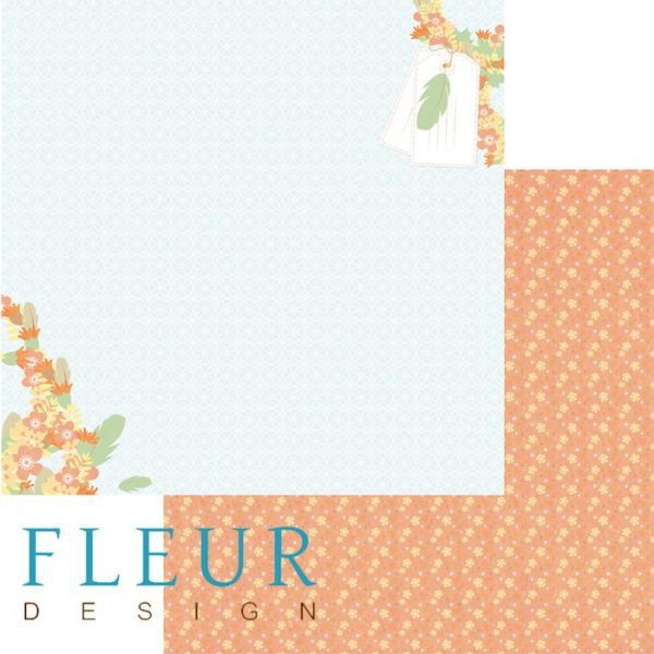 Бумага из коллекции Дыхание осени "Легкий ветерок" (Fleur Design) 