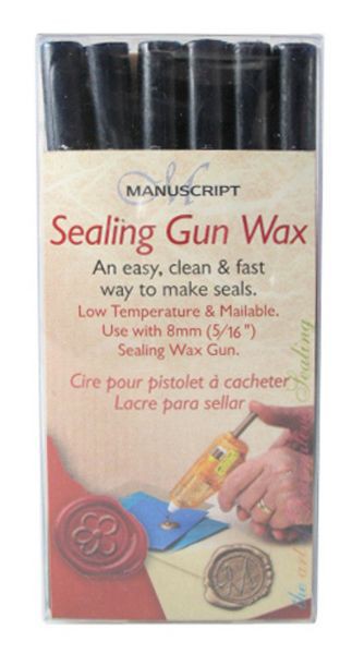 Набор воска для термопистолета 6 шт. Черный