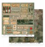 Набор бумаги для скрапбукинга из коллеции "Армейская жизнь", 6 листов (Mr.Painter)