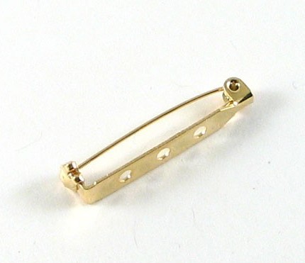 Булавка для броши с 3-мя отверстиями, 32 мм, цвет Золото, 1 штука (Efco, Германия)