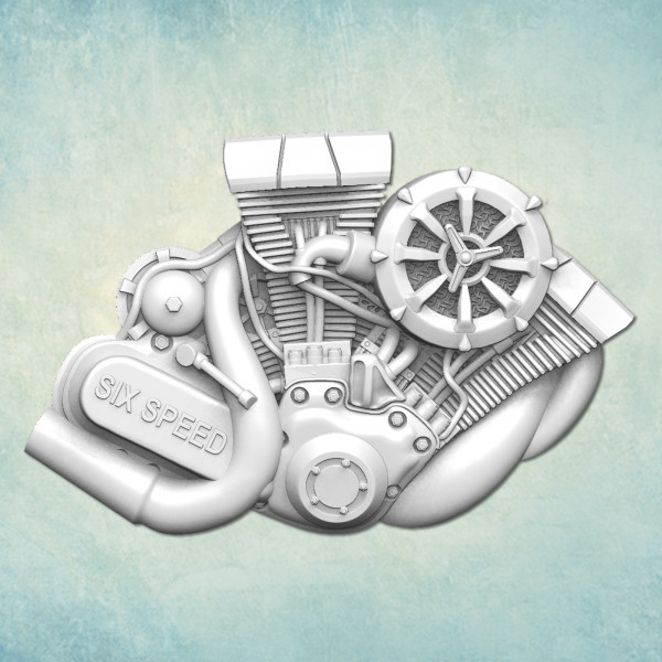 Молд для творчества "Мотоциклетный двигатель (мотор)" (Арт-студия "ПроСвет")