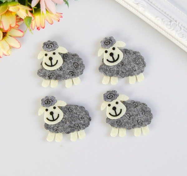 Многослойная фигурка из цветного фетра "Барашек", 1 шт. (АртУзор)