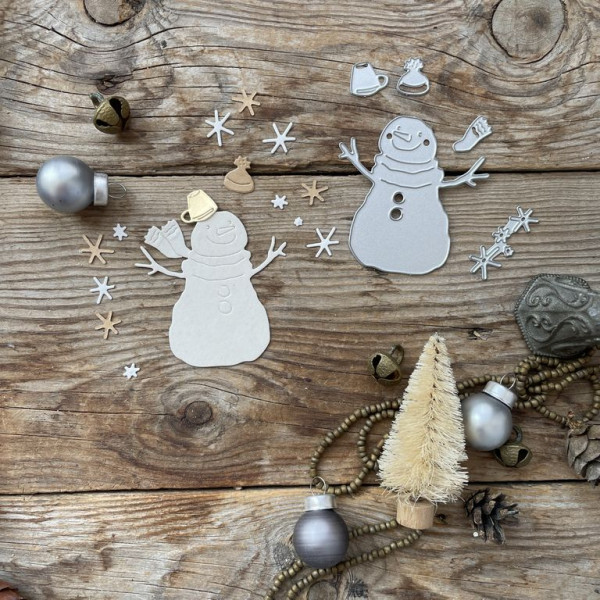 Набор ножей для вырубки "Снеговик" (MiMiCut, Россия)