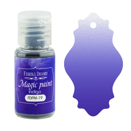 Сухая краска "Magic paint", цвет Индиго, 15мл (Фабрика Декору, Украина)