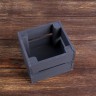 Ящик-кашпо подарочный, цвет Черный, 11*10*9 см (внутренние размеры ящика), дерево