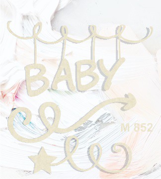 Чипборд "Baby" (набор), M852 (My Hobby Point, Россия) 