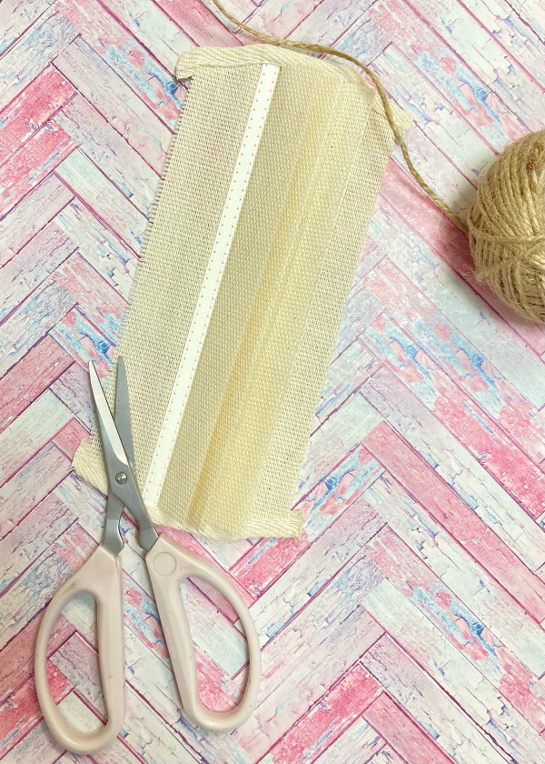 Тканевый переплет на 4 разворота, 3 листа, для альбома высотой 20 см по корешку