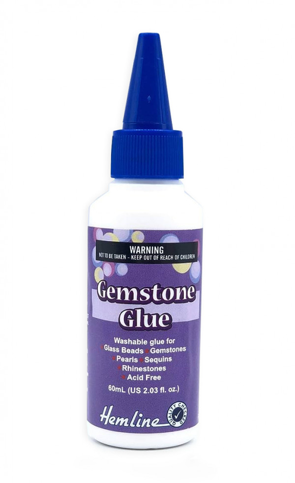 Клей текстильный для пластиковых и стеклянных бусин и страз, 60 мл (Hemline)