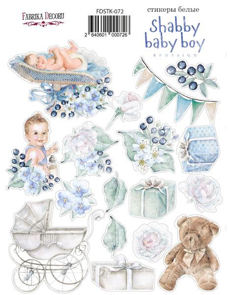 Стикеры из коллекции "Shabby baby boy" (Фабрика декору, Украина)