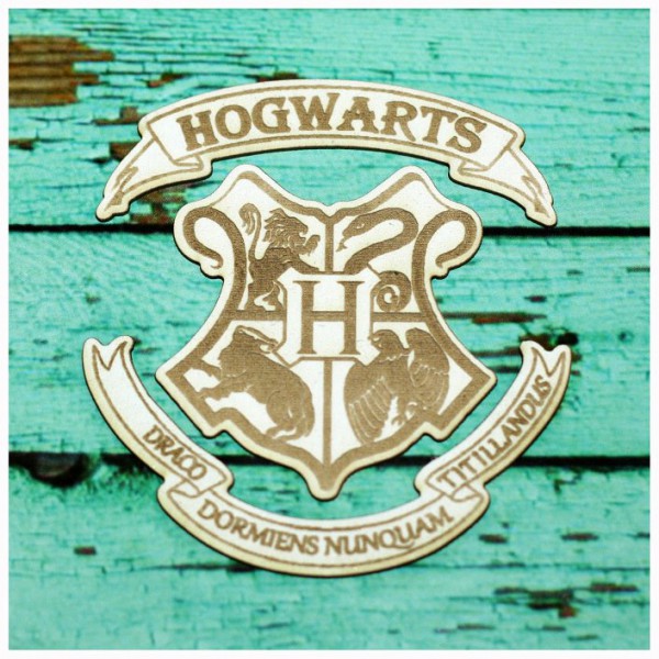 Фигурка из чипборда из коллекции "Гарри Поттер" Герб Хогвардса (3 элемента) (Россия)