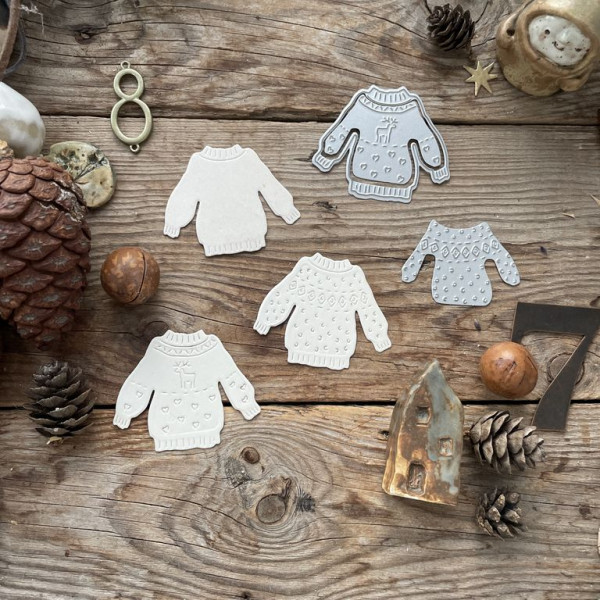 Набор ножей для вырубки "Свитер с оленем" (MiMiCut, Россия)