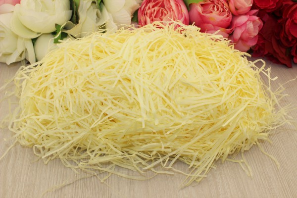 Наполнитель бумажный, цвет Нежно-желтый, 100 гр.