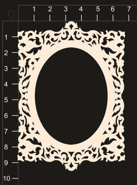 Фигура из чипборда "Рамка Портретная", 1 штука (By Mama Yaga, Россия)