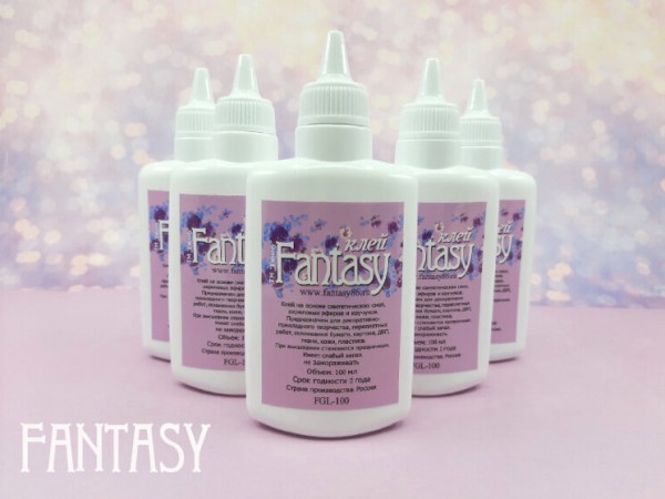 Суперхит! Клей "Fantasy" для скрапбукинга и хобби, объем 100 мл (Fantasy, Россия) 
