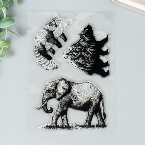 Набор штампов силиконовых "Животные" (Артузор)