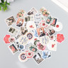 Набор декоративных бумажных наклеек "Незнакомка", 46 штук (Китай)