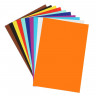 Цветная бумага А4 мелованная самоклеящаяся, 10 л. (все цвета разные), Caligrata