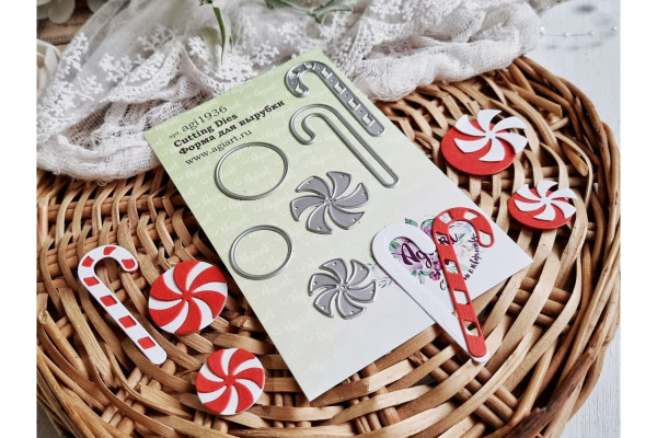 Ножи для вырубки "Новогодние леденцы" (Agiart, Россия)