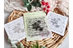 Штамп фоновый "Поэзия метели" 90*82 мм (AgiArt) 