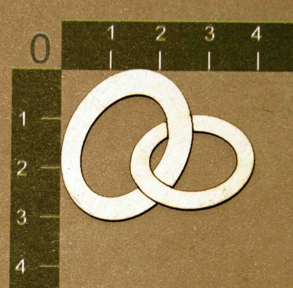 Фигура из чипборда "Кольца", дизайн Элиана Манион (By Mama Yaga, Россия)   