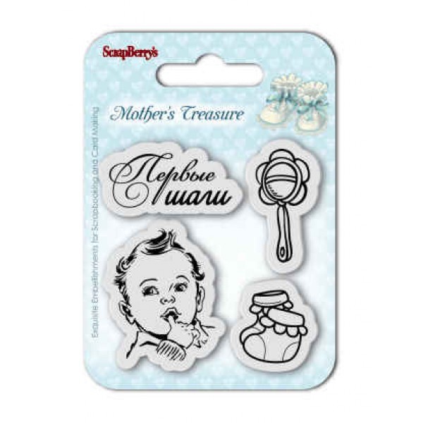 Набор штампов №1 из коллекции Мамины сокровища  (Scrapberry's)