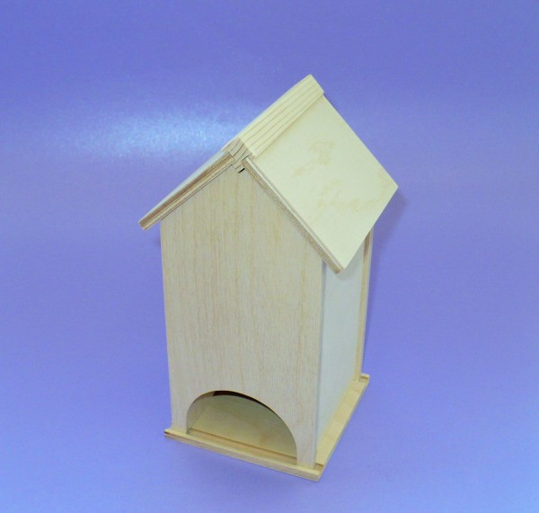 Чайный домик 10*10*20 см, фанера, собирается без клея!