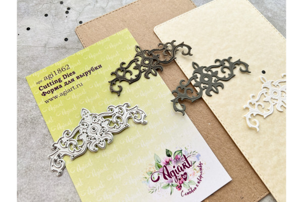 Нож для вырубки вензеля "Бельведер" (Agiart, Россия)