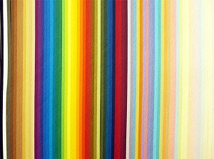 Бумага для квиллинга, ширина 3 мм,  Ассорти, 70 цветов по 10 полосок (TEXTILINE)