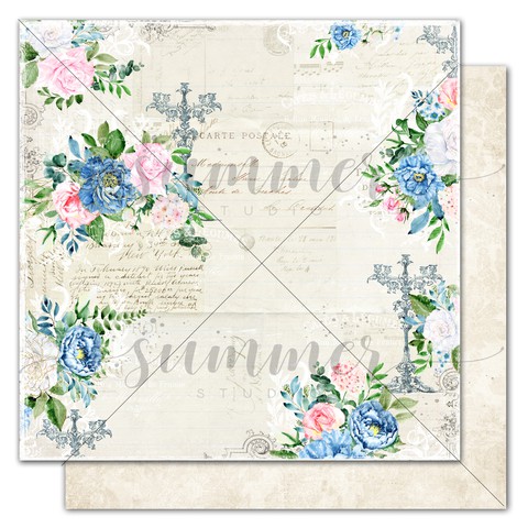 Бумага из коллекции "Royal Garden" Road of flowers (Summer Studio, Россия) 