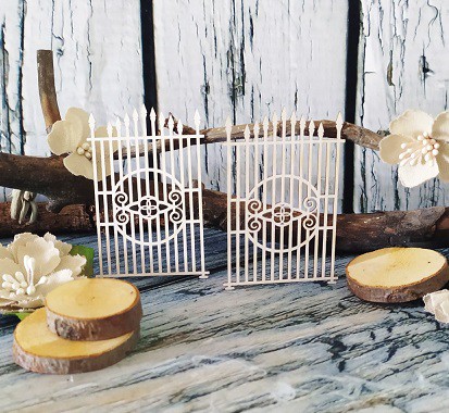 Набор украшений из чипборда "Врата ажурные" (Арт-студия Матрешка, Россия) 