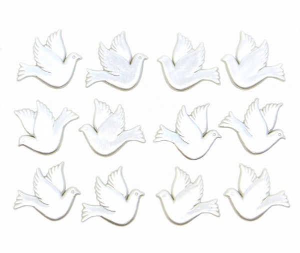 Пластиковое украшение "Голубь", 1 штука (Dress It Up)