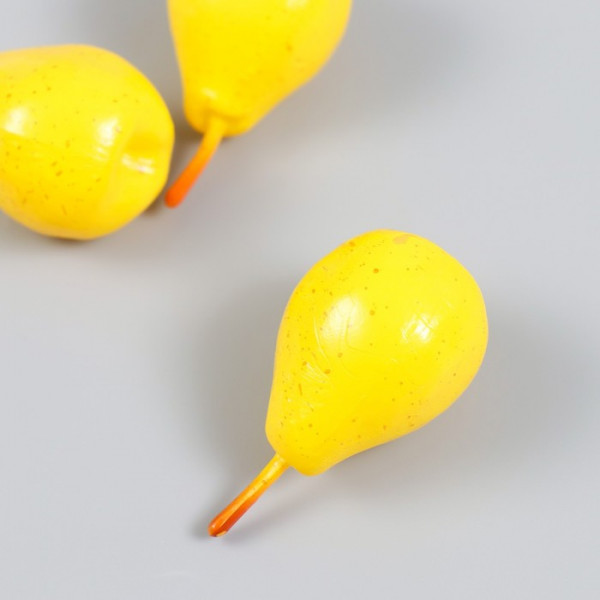 Аксессуар для декора "Груша", цвет Желтый, 1 шт.