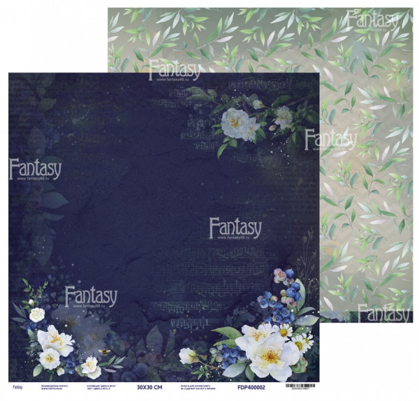 Лист бумаги из коллекции "Дверь в лето" Дверь в лето-2 (Fantasy)