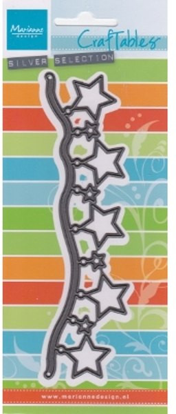 Нож для вырубки и эмбоссирования "Craftable - Garland stars" от Marianne Design