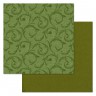Набор бумаги из коллекции "Фономикс Зеленый", 12 листов (ScrapMania)