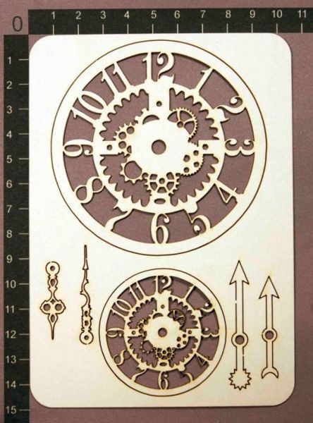 Набор чипборда "Часы" А6 (By Mama Yaga, Россия)