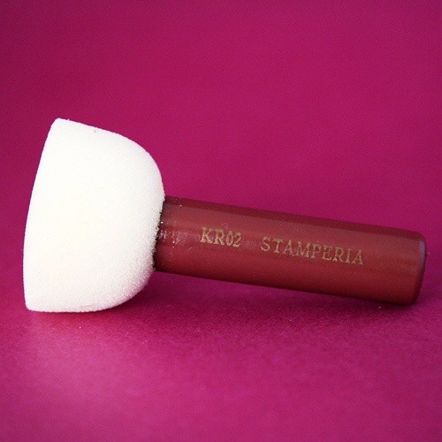 Спонж-кисть d=4,0 см, 1 штука (Stamperia)  