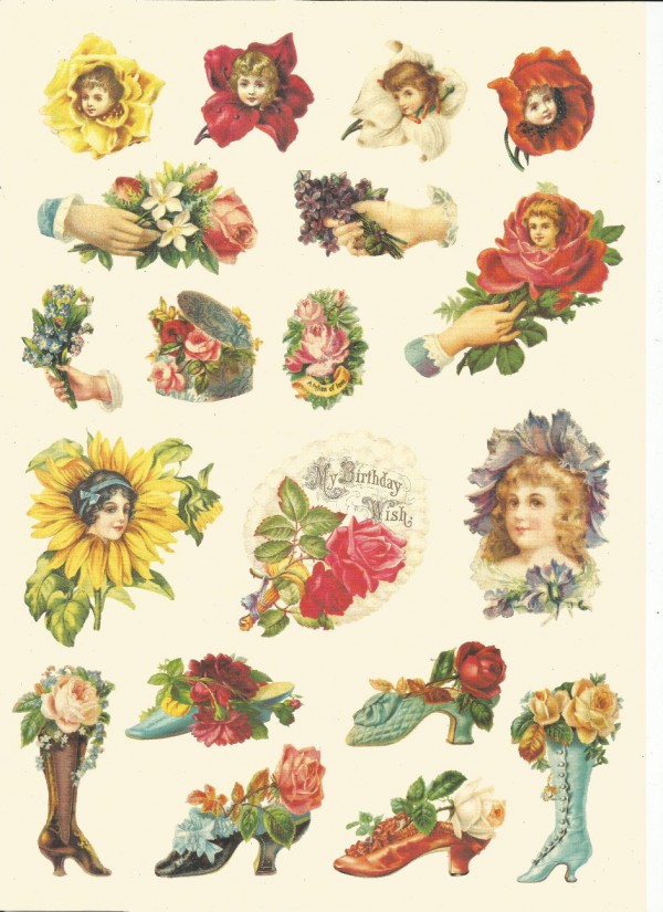 Бумага дизайнерская A4 "Дети-цветы жизни"