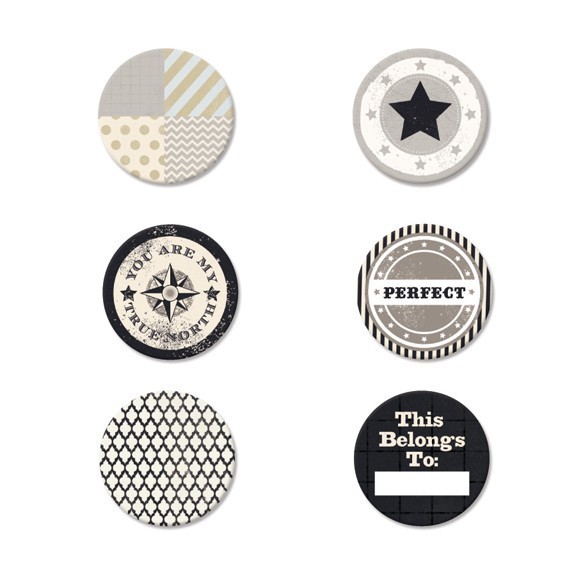 Набор фишек Flair из коллекции "Etcetera" (Fancy Pants)   