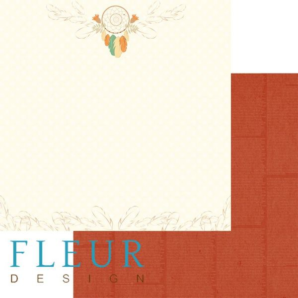 Бумага из коллекции Дыхание осени "Ловец снов" (Fleur Design)   