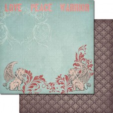 Бумага из коллекции "The Qween's Heart" Army of Love (7Dots Studio)